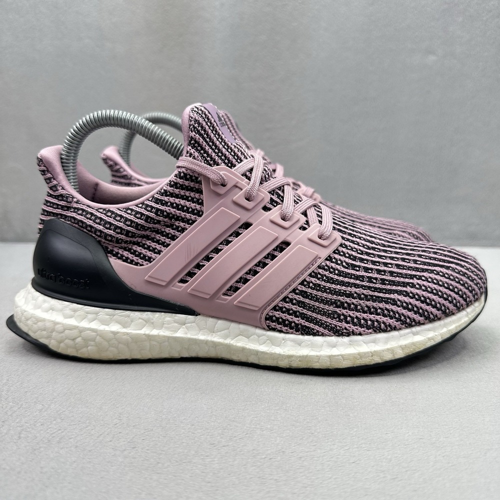 Womens Size 7 adidas UltraBoost 4.0 DNA Shoes Shift Pink Black Athletic Running